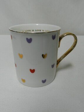 Love Is Love Heart porcelain cup mug